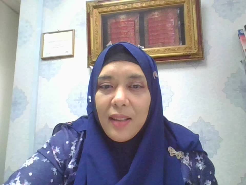 Still image out of testimonial from Noreen Mahdzan