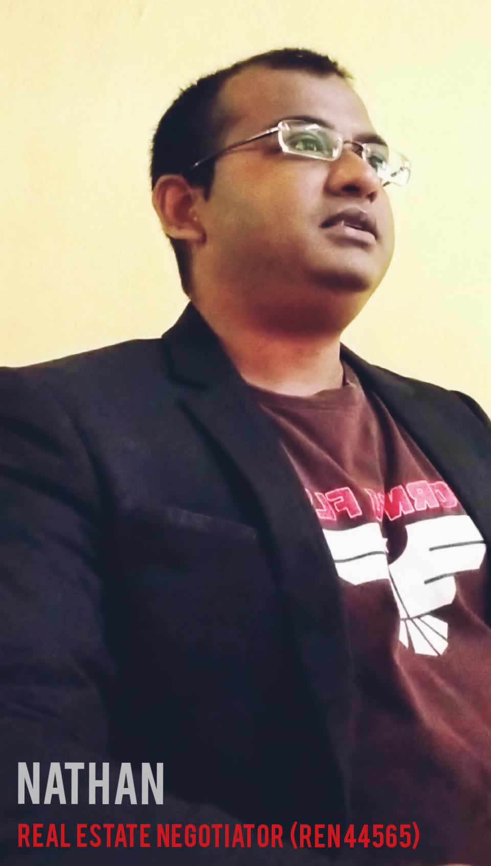 Still image out of testimonial from NARENDRA NATHAN
