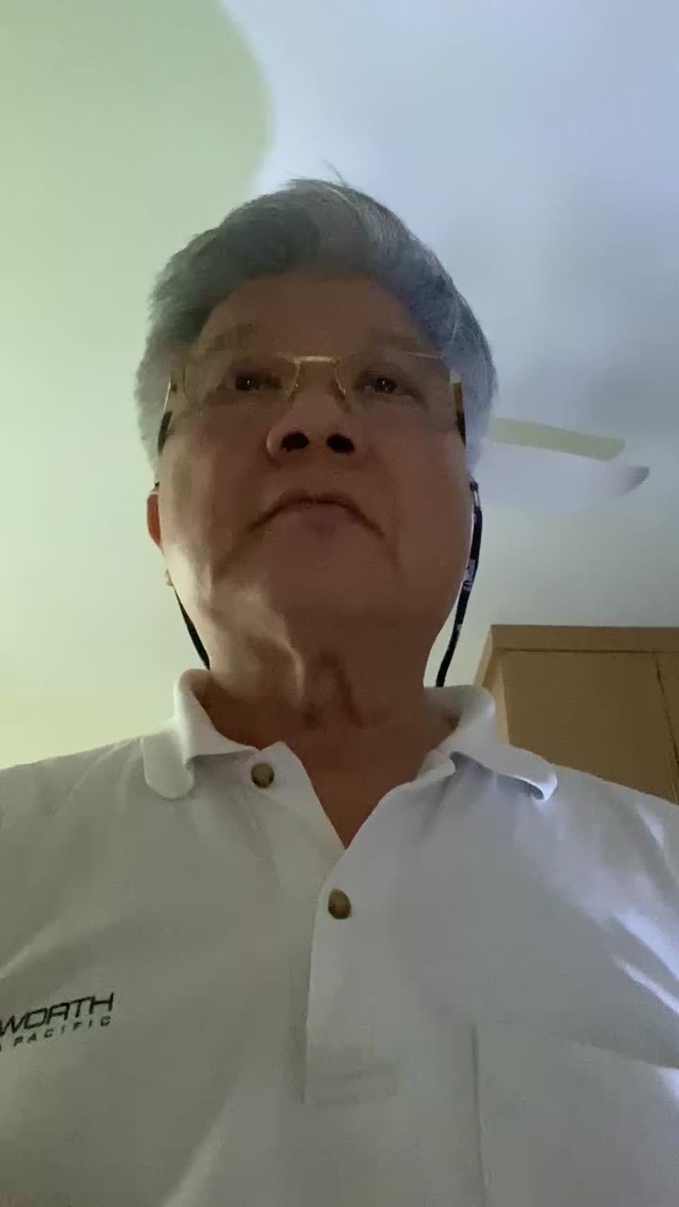 Still image out of testimonial from peter chao