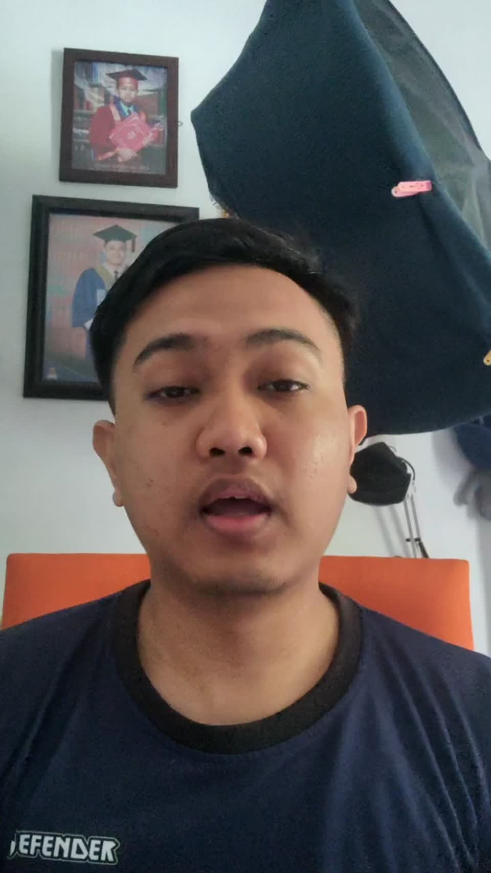 Still image out of testimonial from Zaqwan