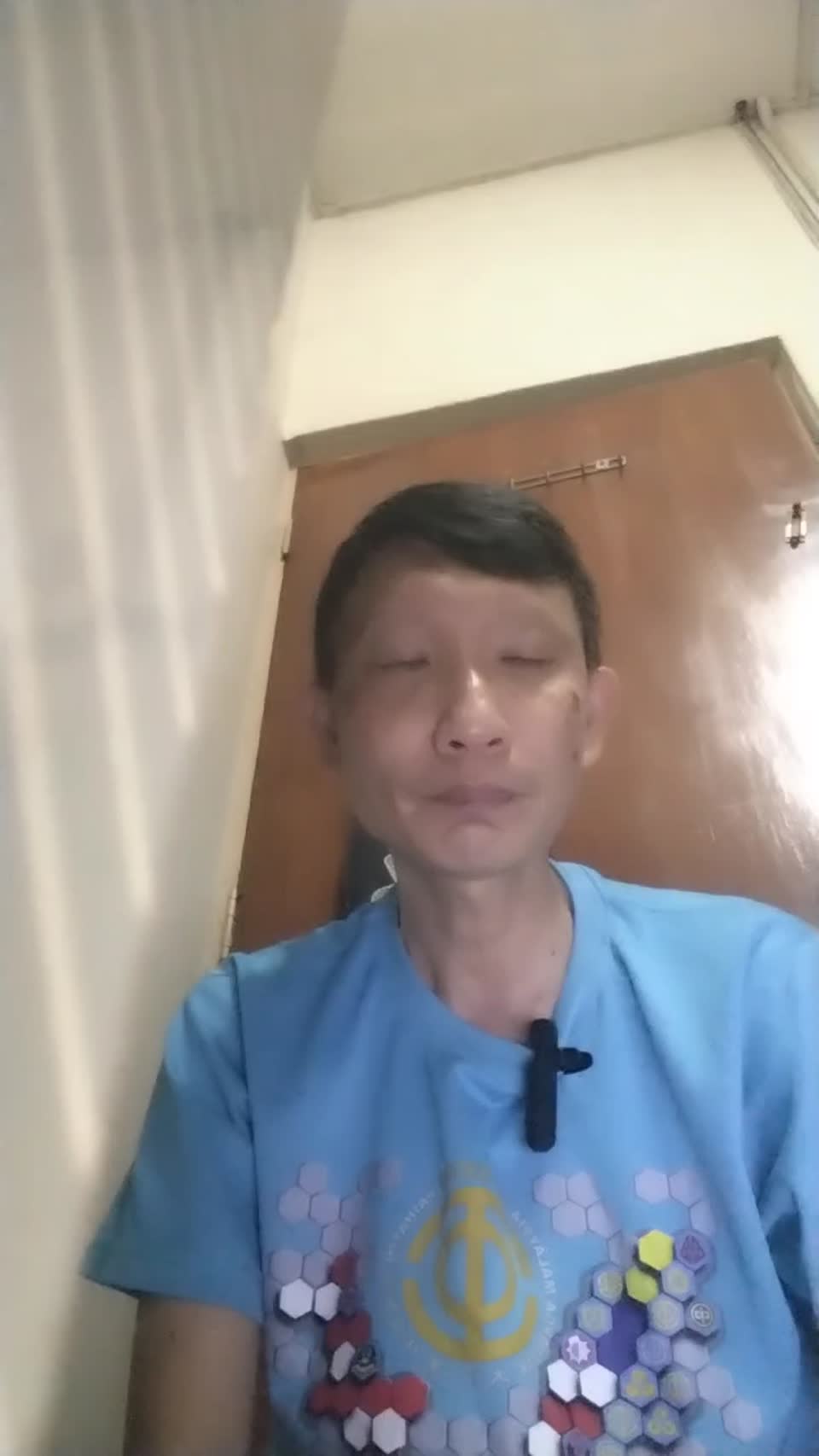 Still image out of testimonial from TAN KIAN HONG