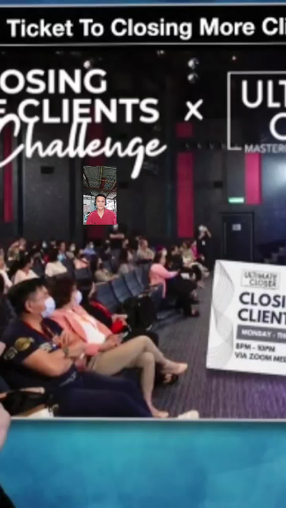 Still image out of testimonial from Andy Eg Fu Han 