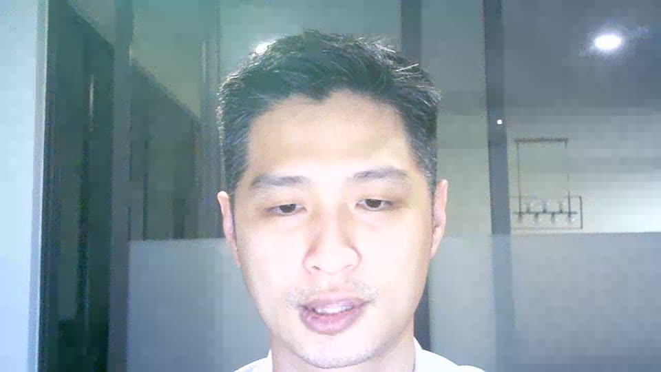 Still image out of testimonial from Low Cheng Keat