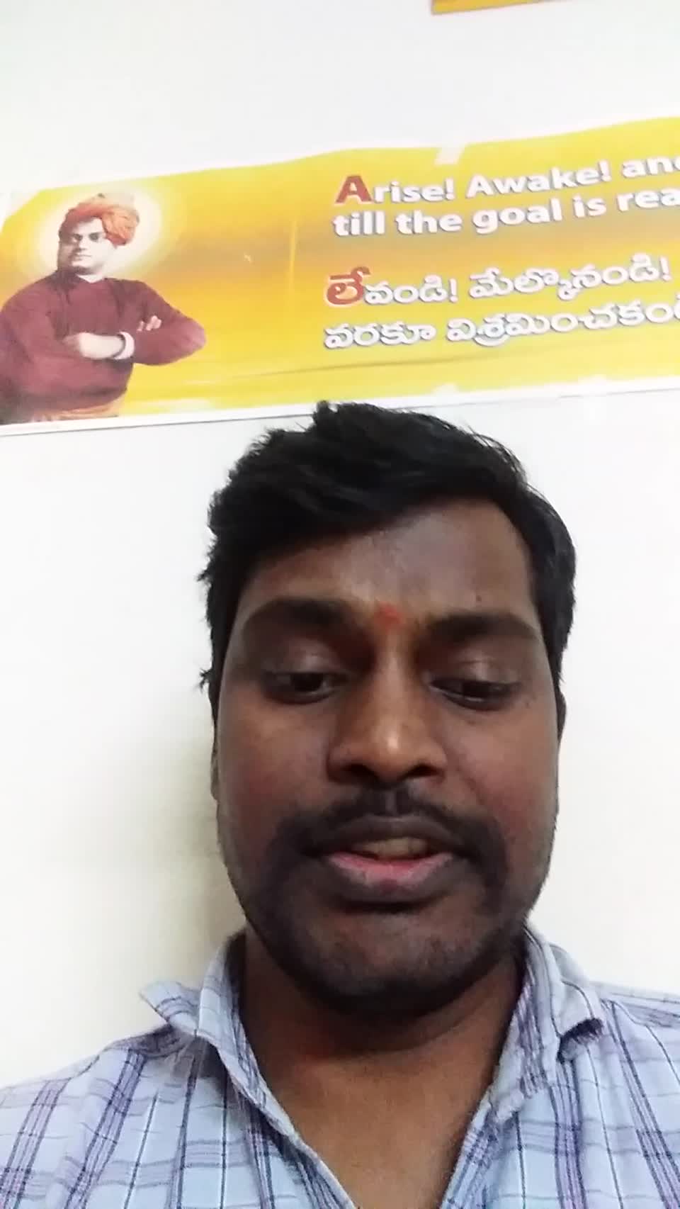 Still image out of testimonial from G Sampath 
