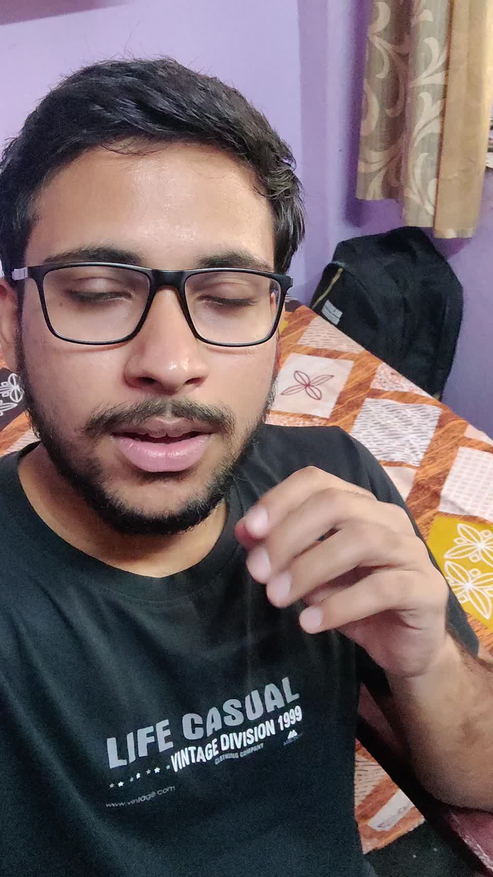 Still image out of testimonial from Krishna Dheeraj