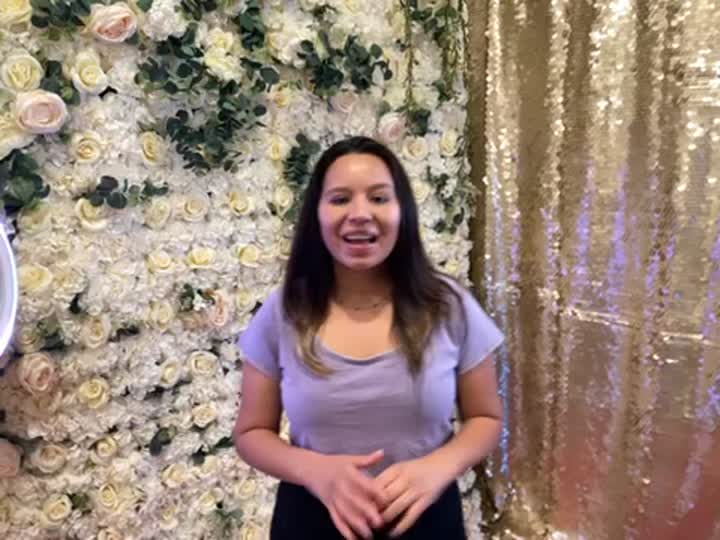 Still image out of testimonial from Leslie Ruelas