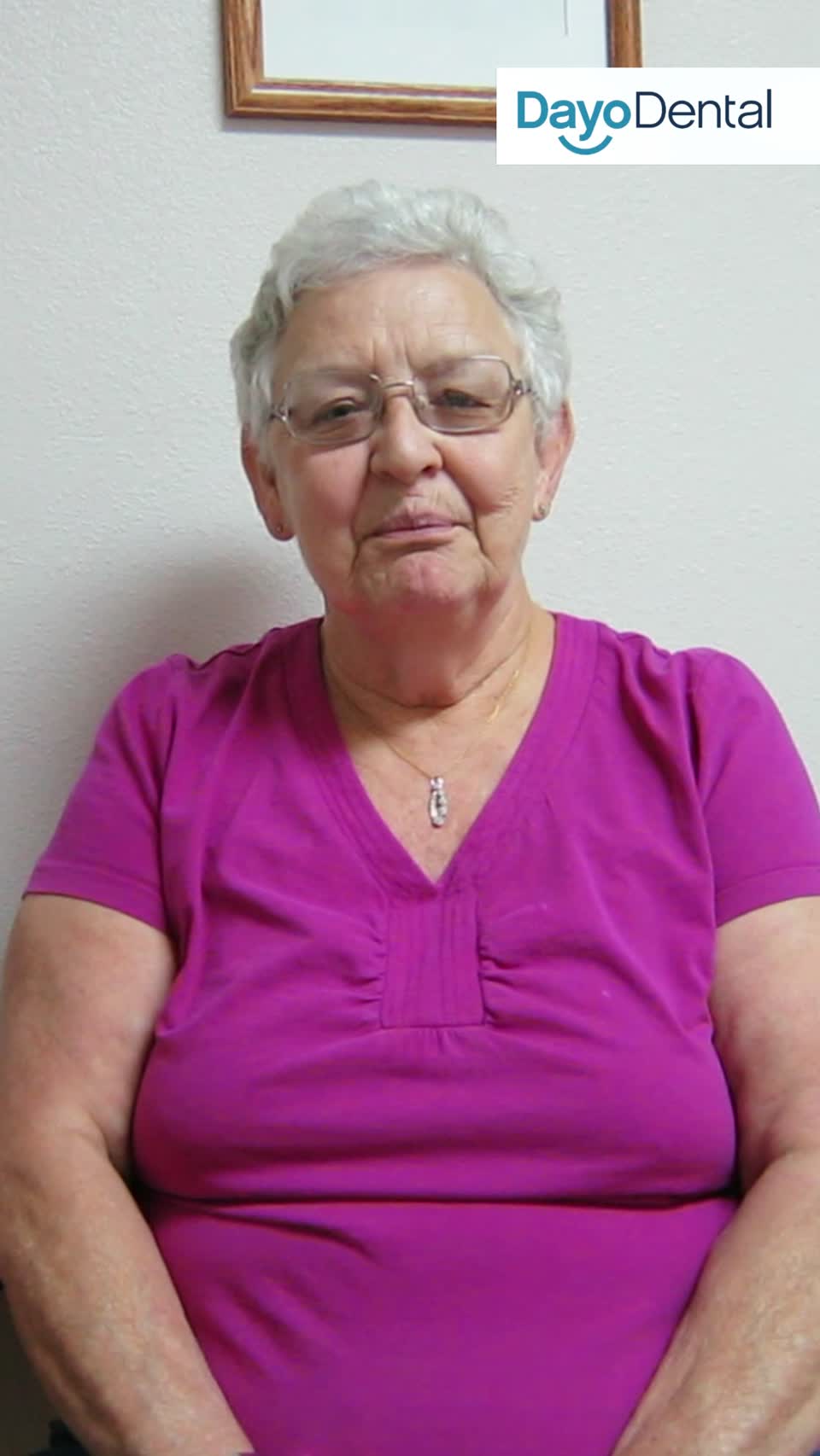 Still image out of testimonial from Paula