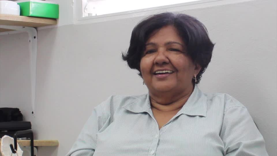 Still image out of testimonial from Josefina