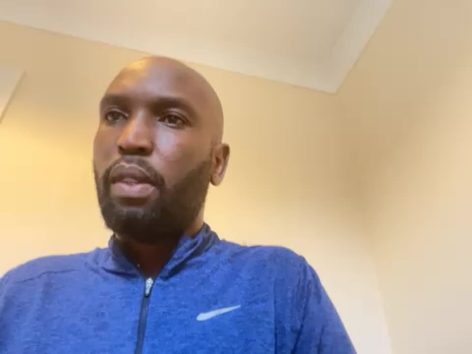 Still image out of testimonial from Mmeli Mkandla