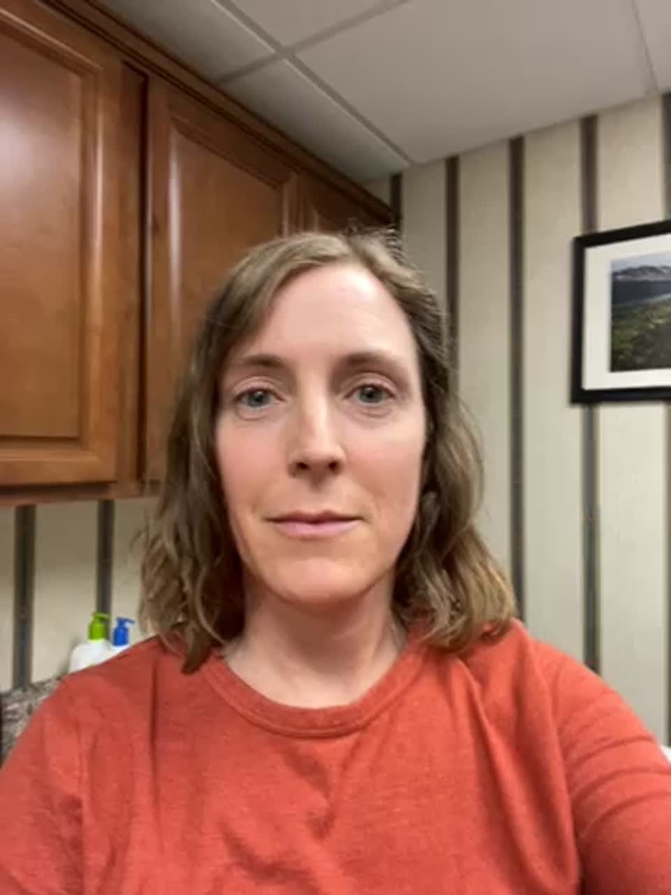 Still image out of testimonial from Dayna Hrovath