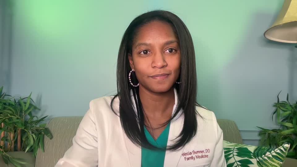 Still image out of testimonial from Dr Felecia Sumner