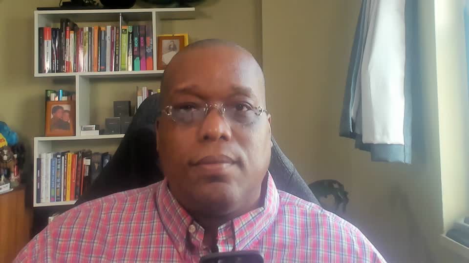 Still image out of testimonial from Sean M. Atkinson