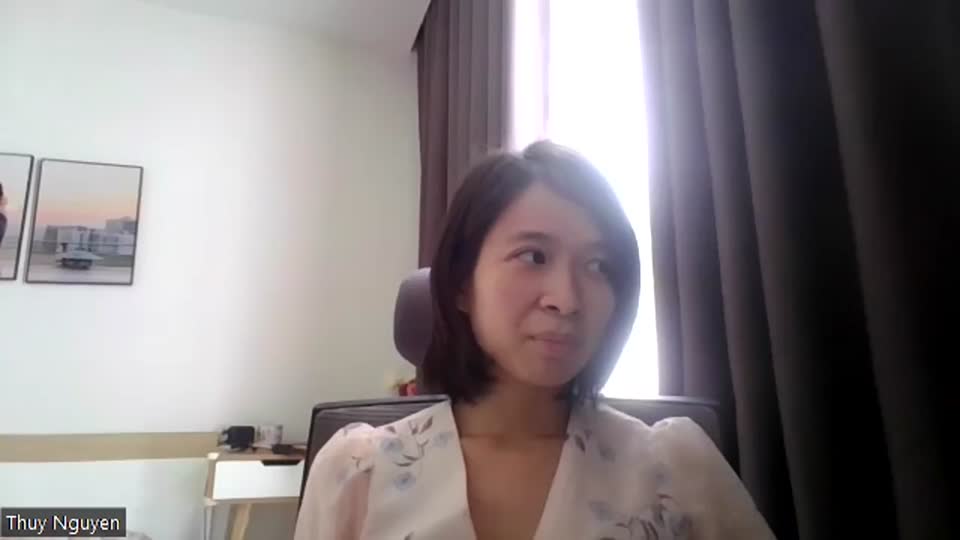 Still image out of testimonial from Thu Thuy Nguyen 