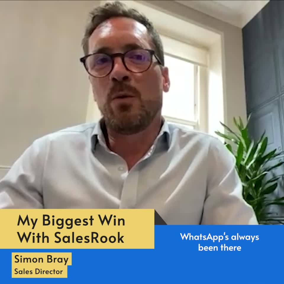 Still image out of testimonial from Simon Bray