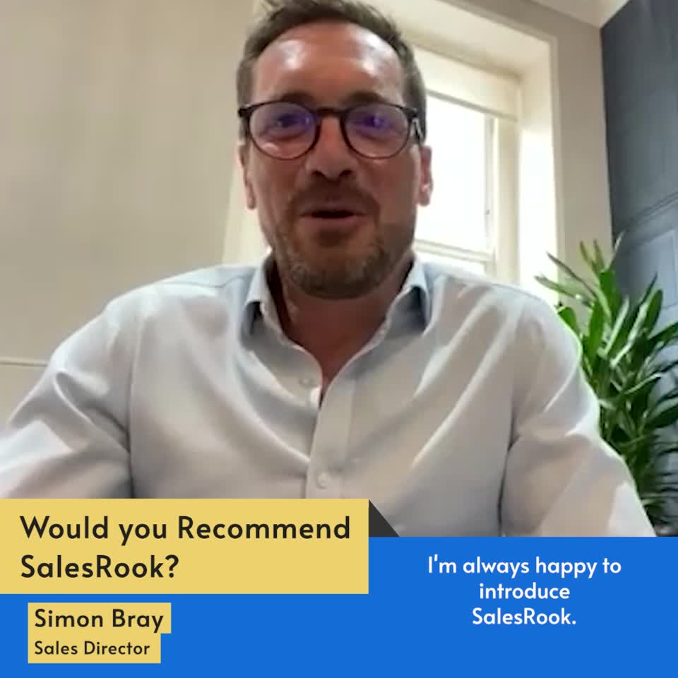 Still image out of testimonial from Simon Bray