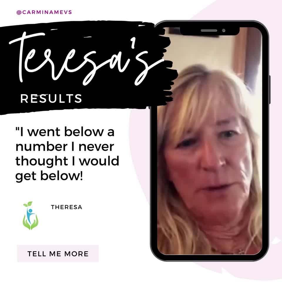 Still image out of testimonial from Teresa