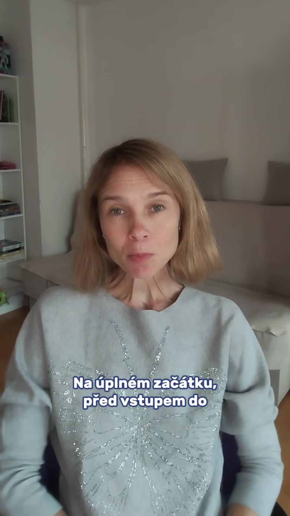 Still image out of testimonial from Lenka Strnadelová