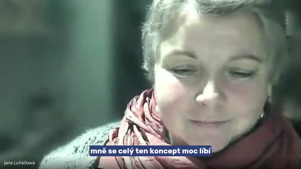 Still image out of testimonial from Jana Luňáčková