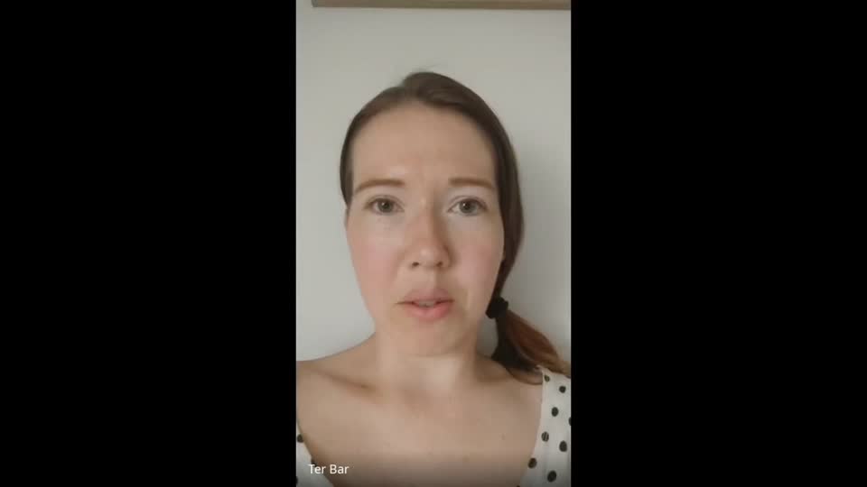 Still image out of testimonial from Terezie Barešová