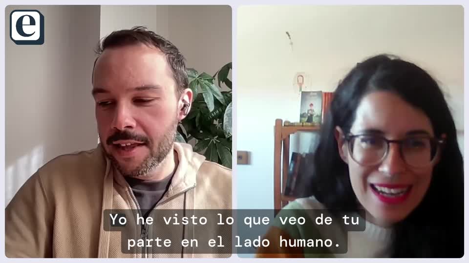 Still image out of testimonial from Mamen Pérez · Escritora y Tallerista