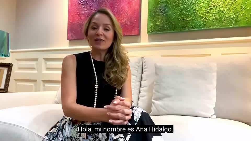 Still image out of testimonial from Ana Hidalgo