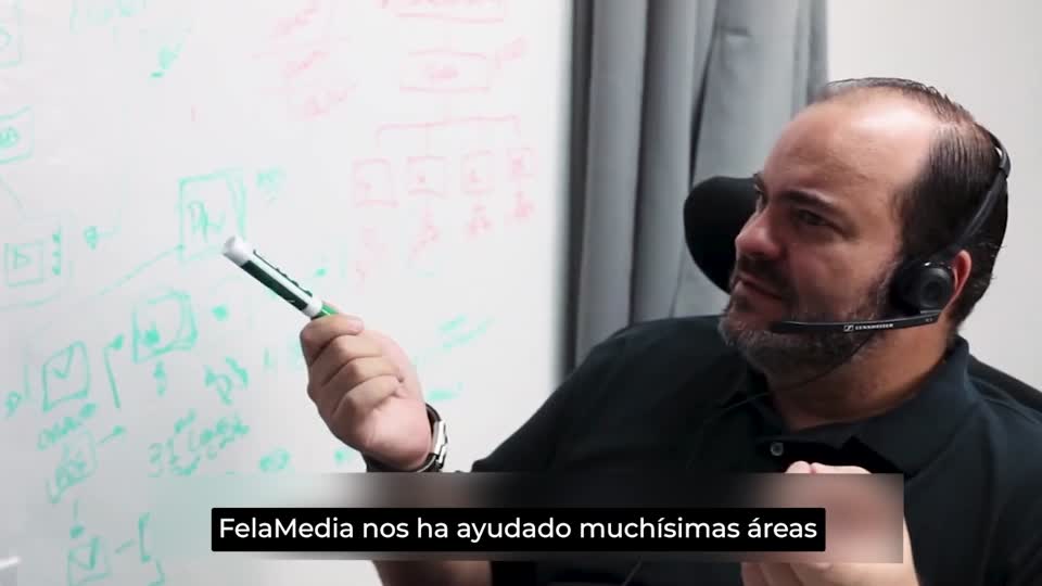 Still image out of testimonial from Servio Fernández