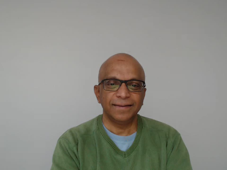 Still image out of testimonial from Das Nair