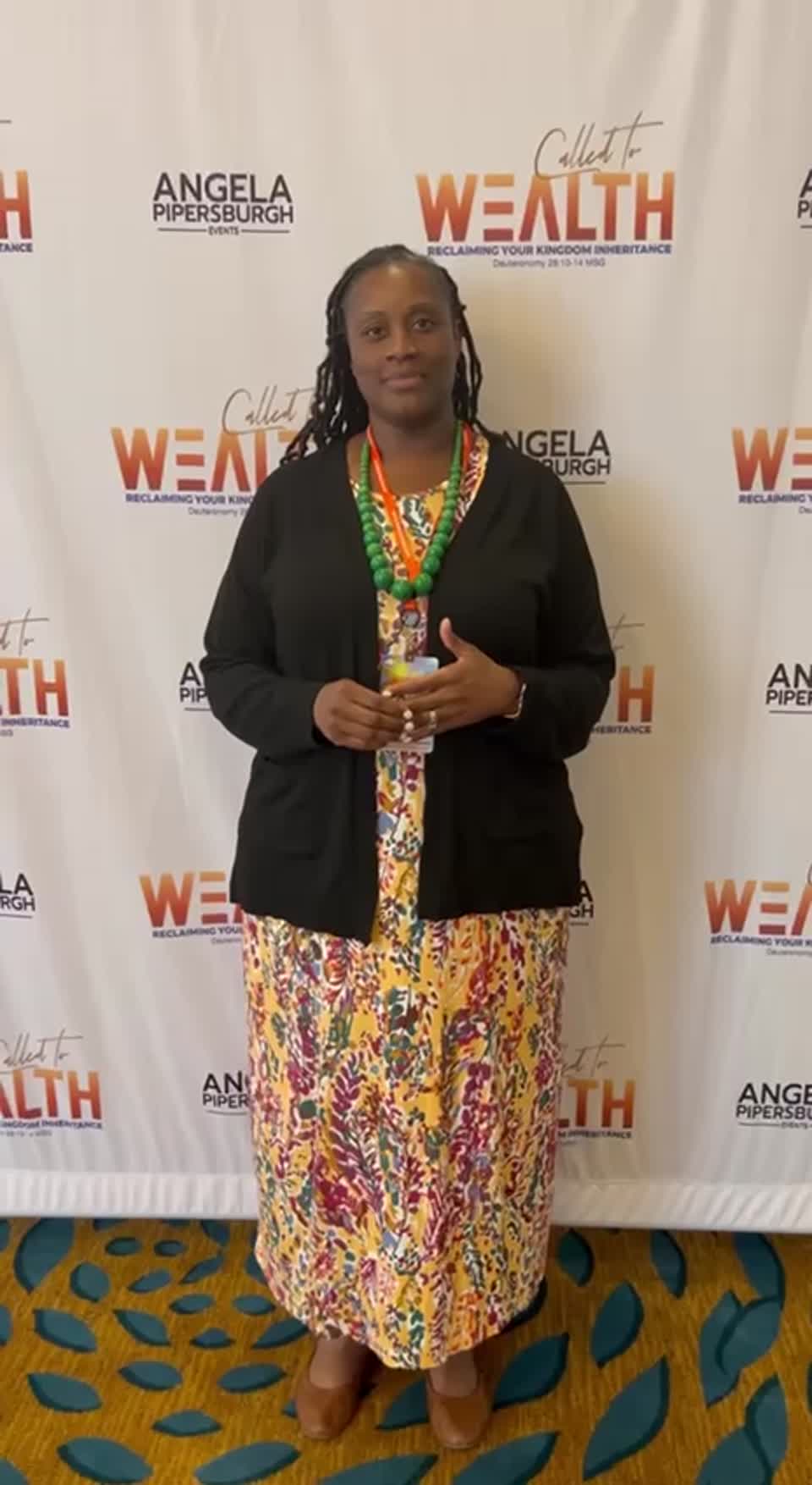 Still image out of testimonial from Crystal Yvonne Williams