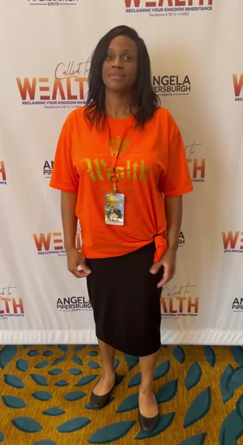 Still image out of testimonial from Maya Swain