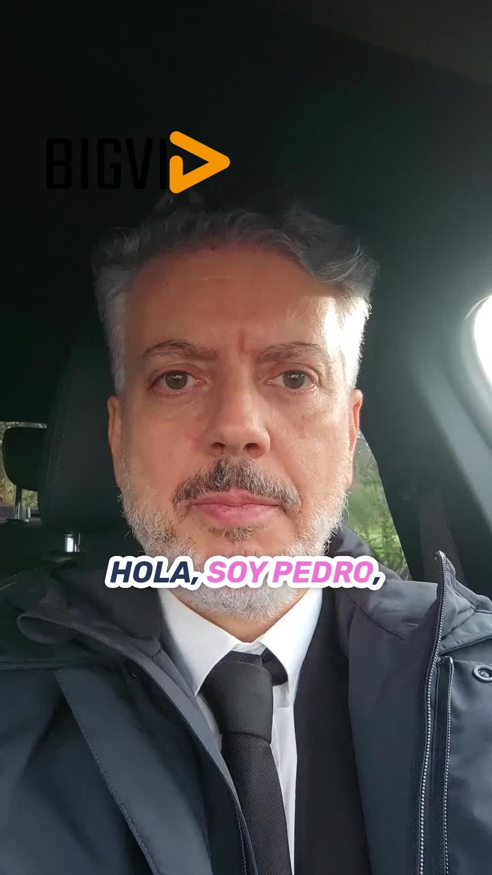 Still image out of testimonial from Pedro Gomez