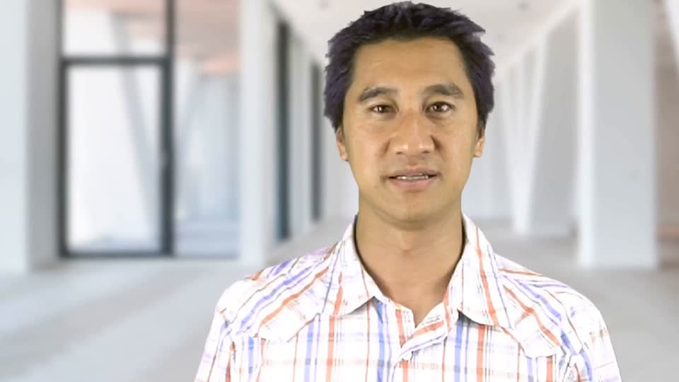 Still image out of testimonial from Steve Wong