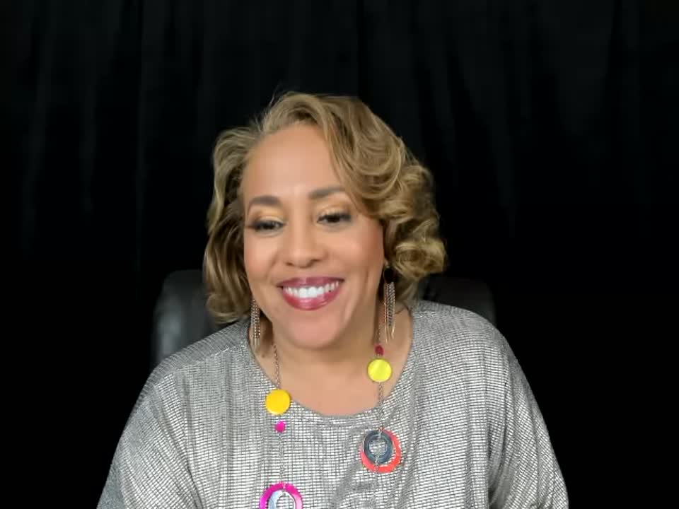 Still image out of testimonial from Dr. Pam Perry