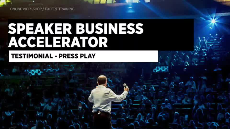 Still image out of testimonial from Dan Murray