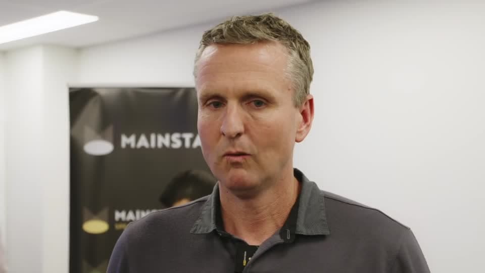 Still image out of testimonial from Mark Hughes