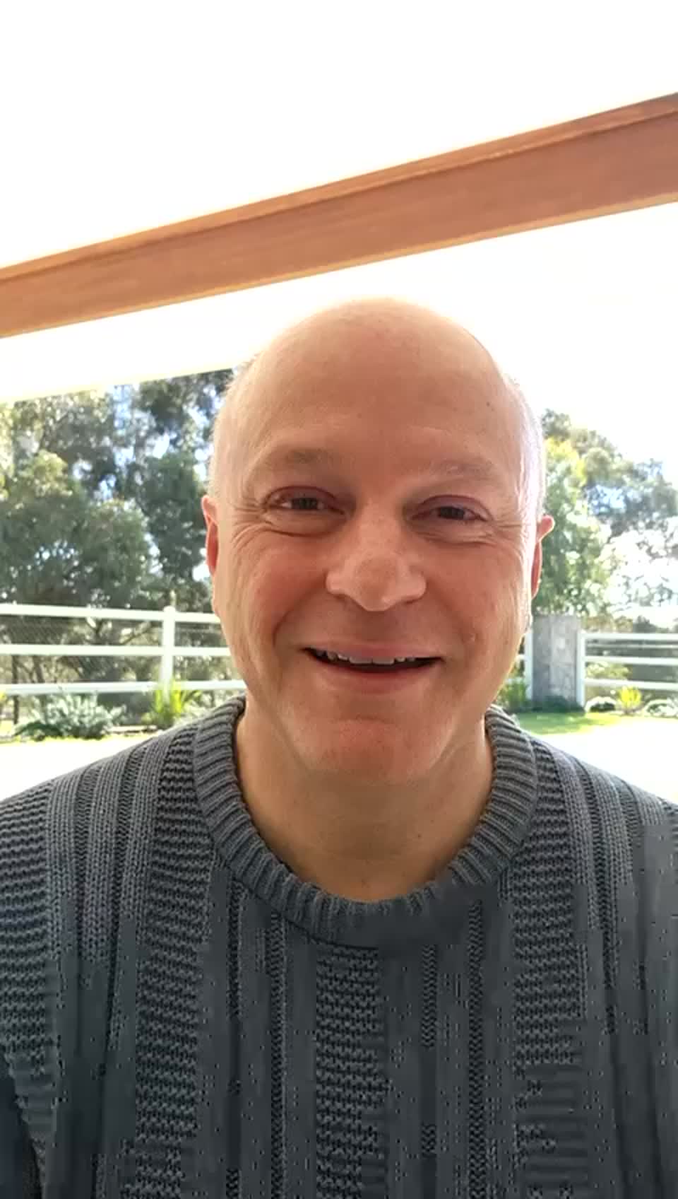 Still image out of testimonial from Peter McLean