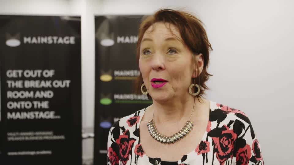 Still image out of testimonial from Jane Hasler