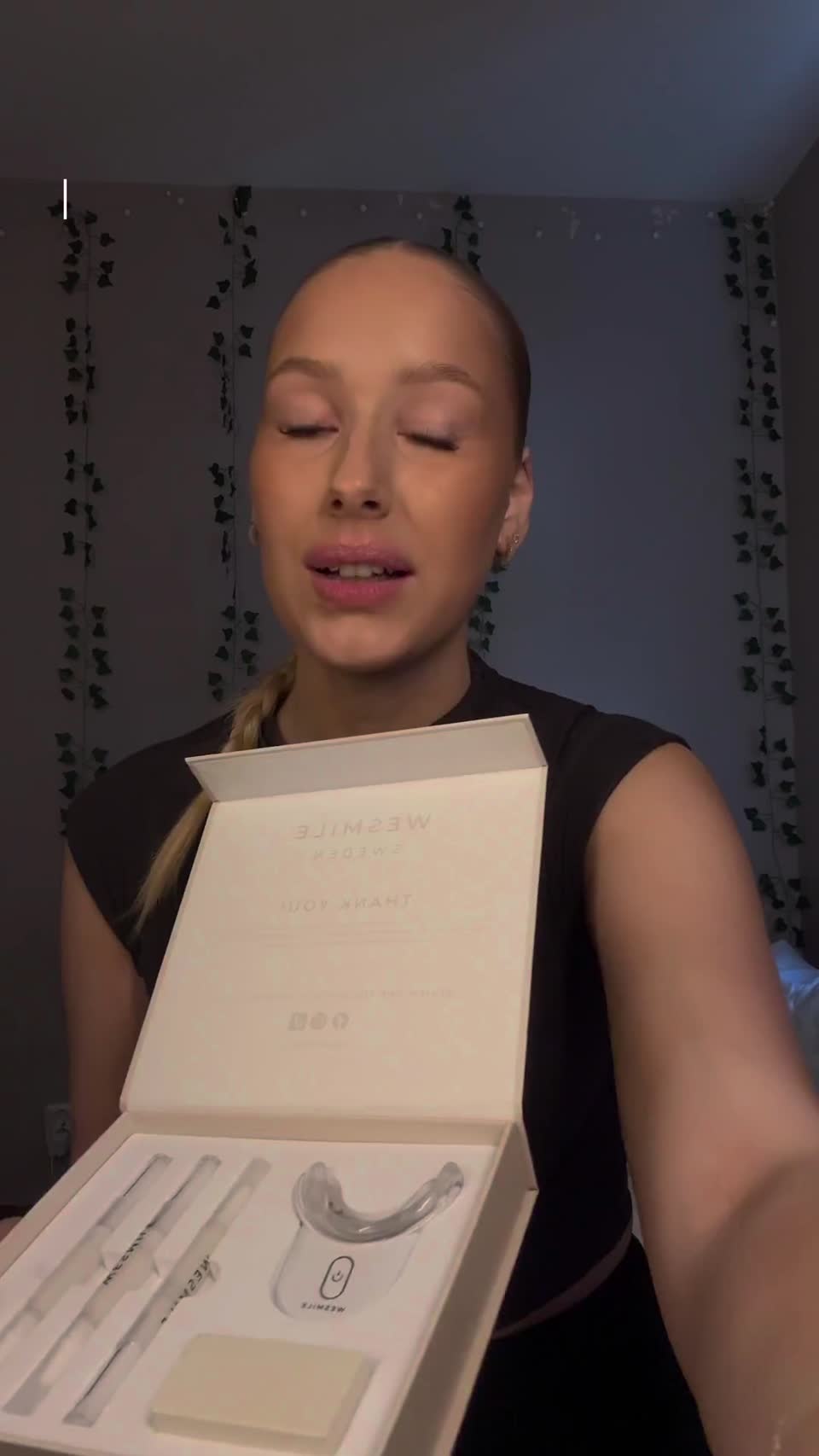 Still image out of testimonial from Olivia Svärd