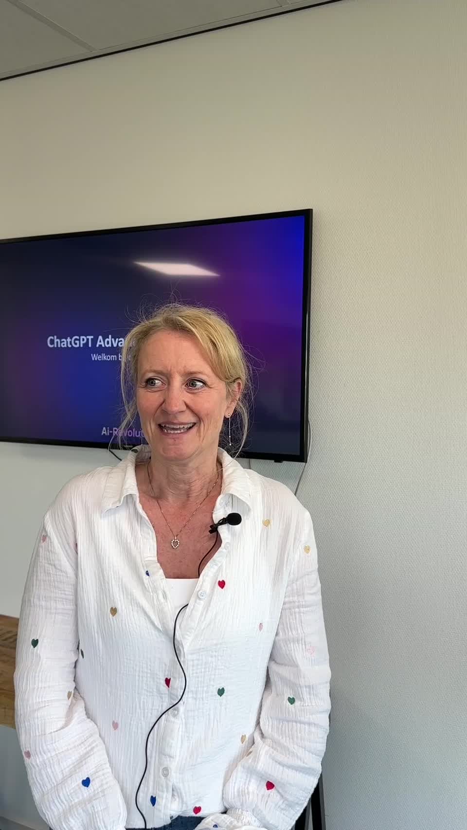 Still image out of testimonial from Diane Flikweert