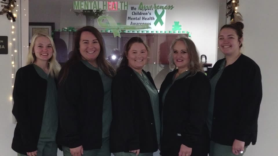 Still image out of testimonial from GCHD Dental Goes Green!