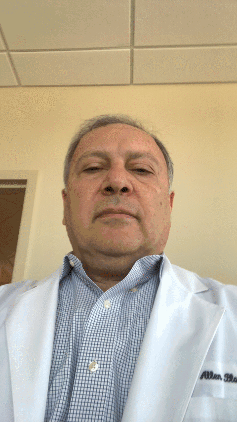 Animated image out of testimonial from Dr. Allen Blourchian