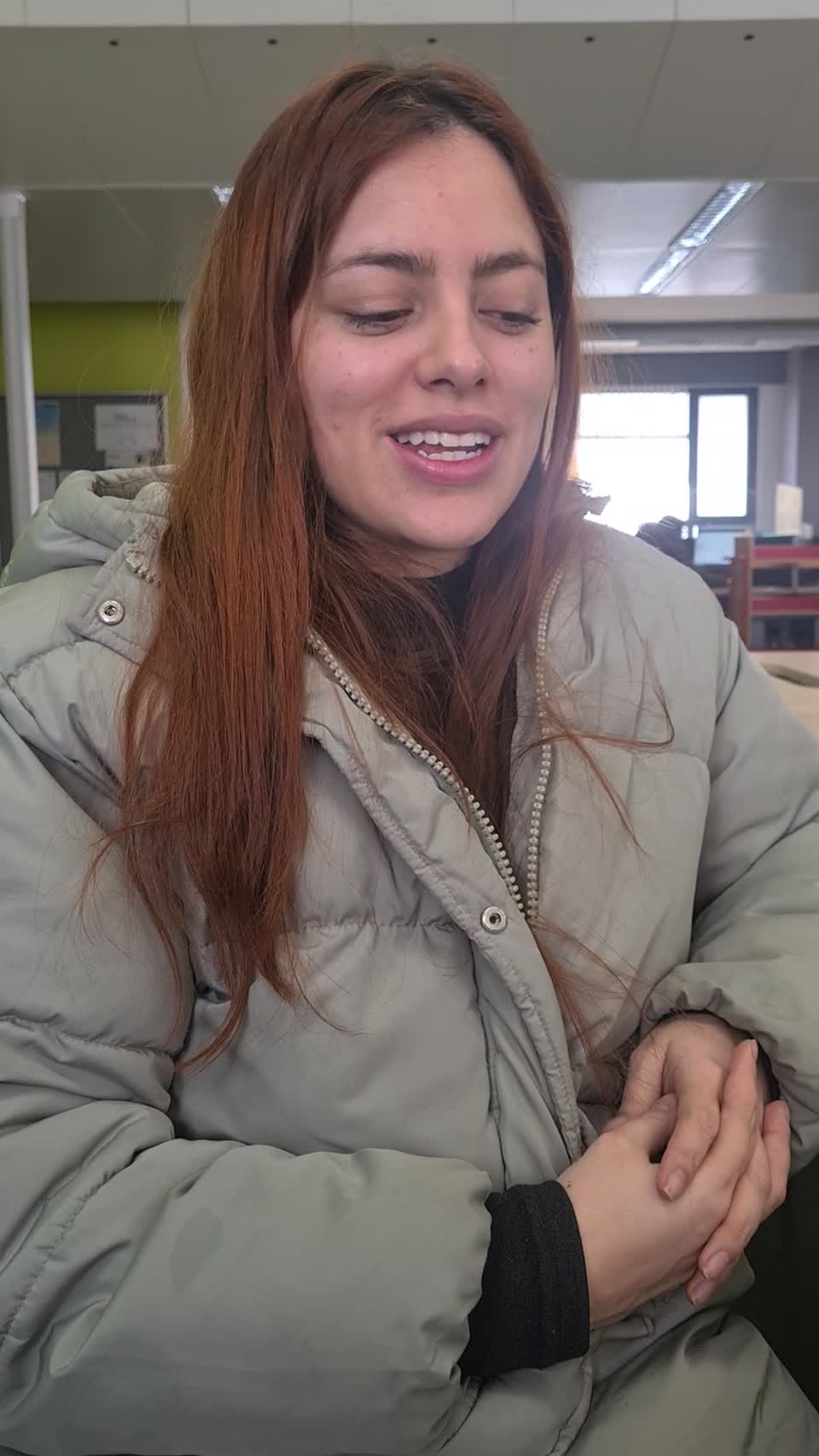 Still image out of testimonial from Bibiana Fajardo