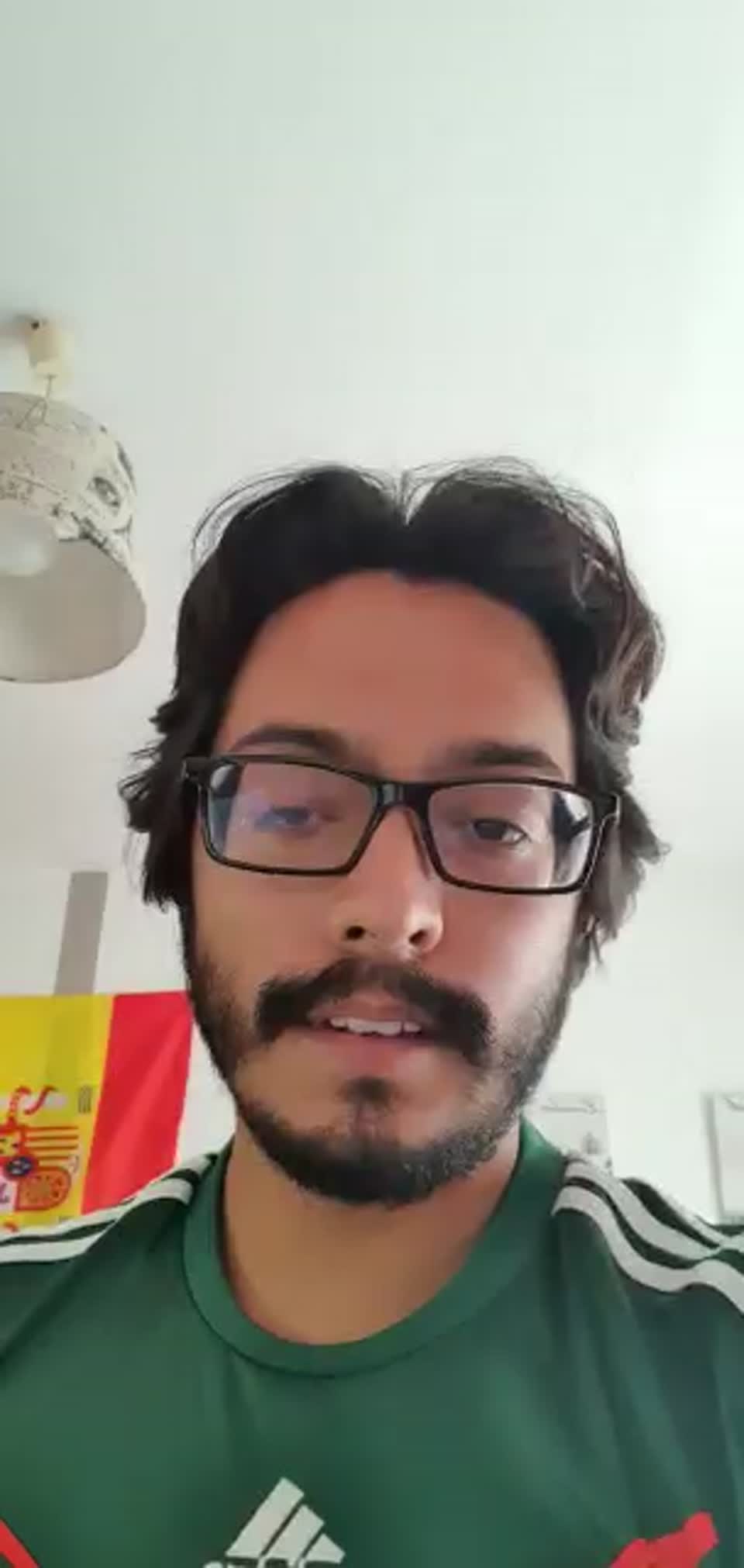 Still image out of testimonial from Gustavo Rodríguez