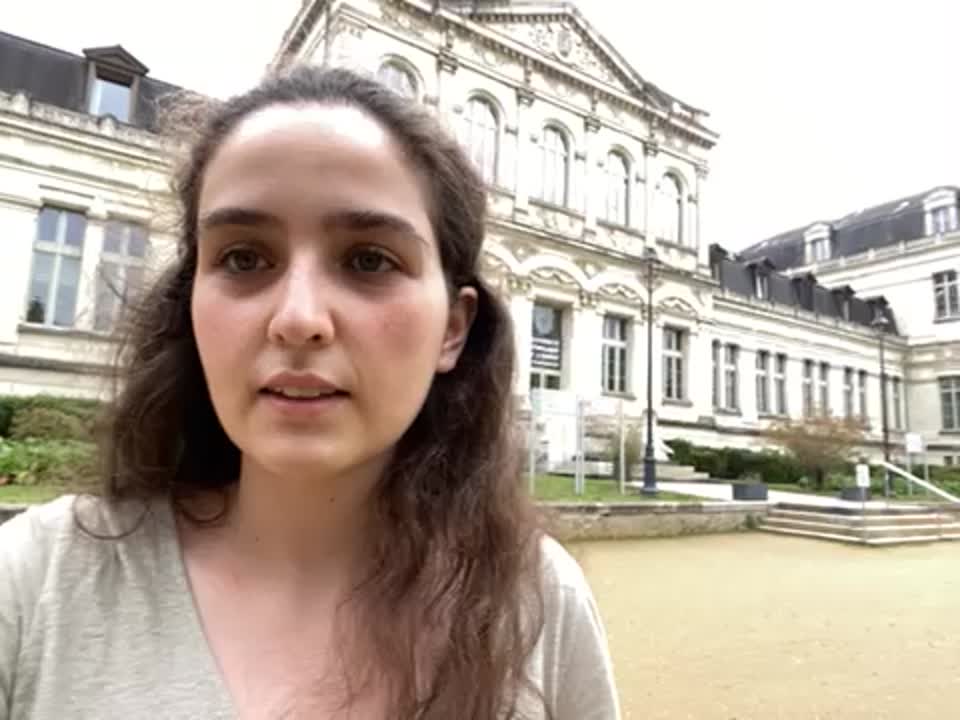 Still image out of testimonial from María Del Rocío Hugues