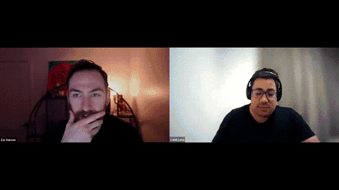 Animated image out of testimonial from Caleb