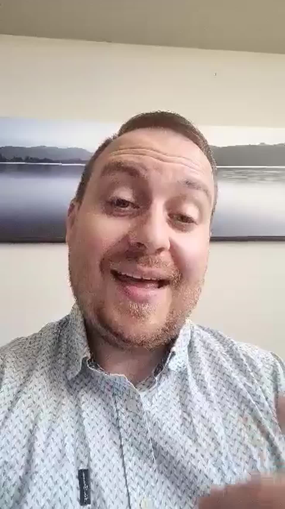 Still image out of testimonial from Anthony La Rocca