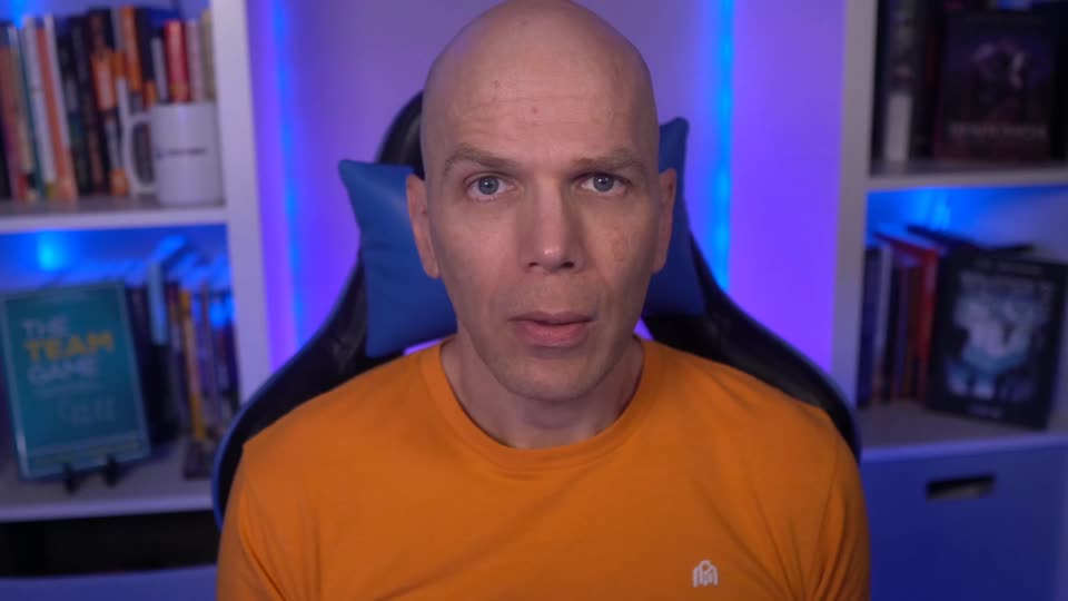 Still image out of testimonial from Dale L. Roberts