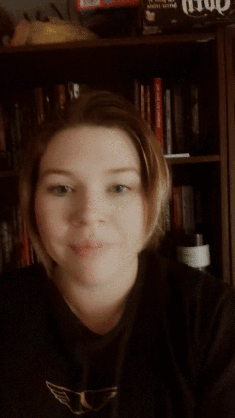 Animated image out of testimonial from Megan Stockton 