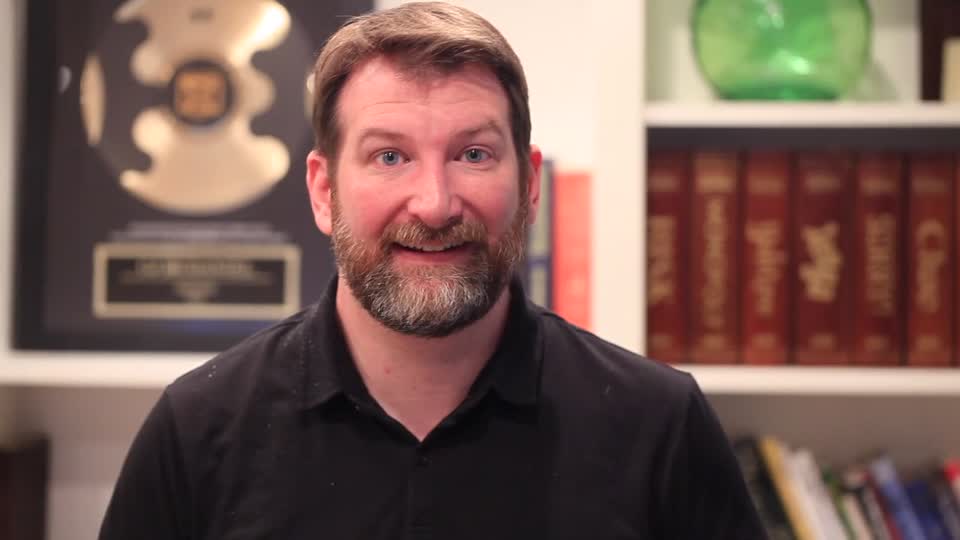 Still image out of testimonial from CJ McDaniel