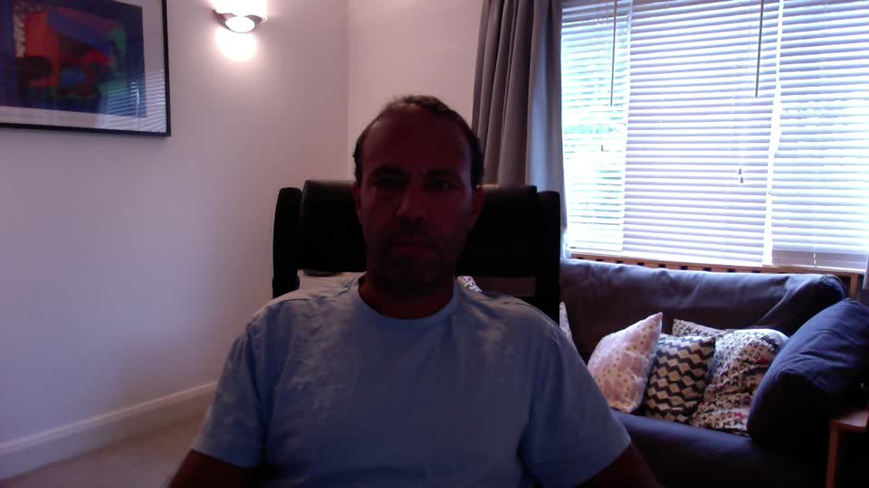 Still image out of testimonial from Chris Goulbourne