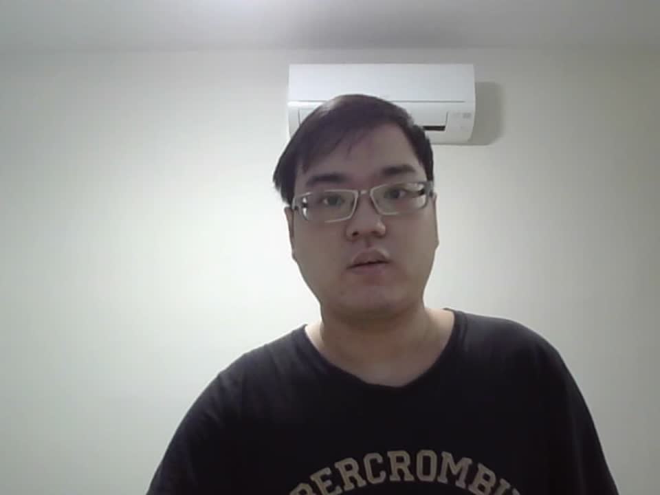 Still image out of testimonial from Benedict Foo